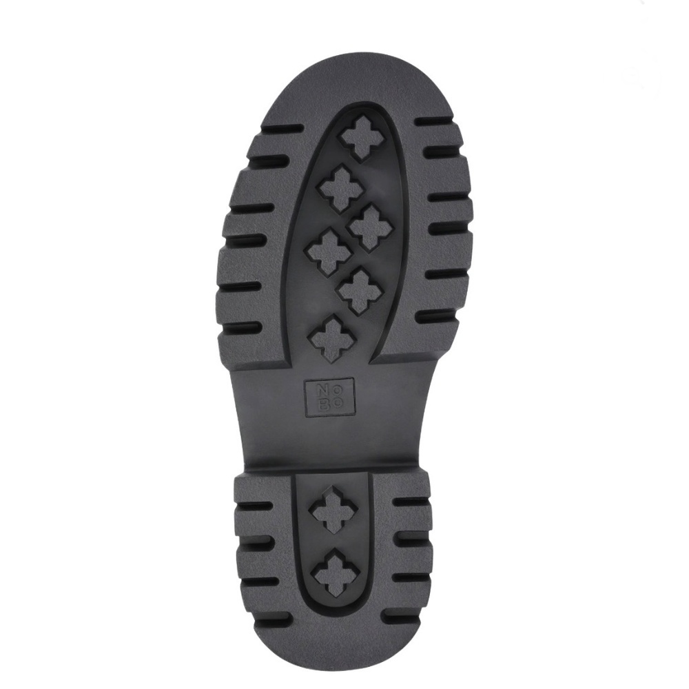 Lug Sole Combat Moto Boots Shoes Black Size 7 - Picture 11 of 11